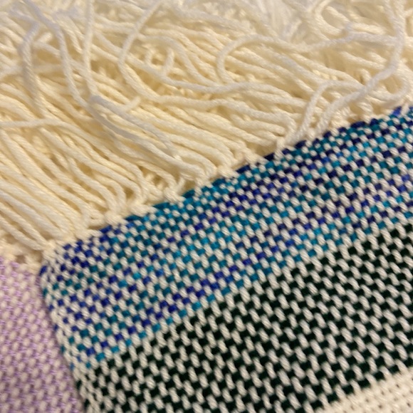 Scarf size 63” long and 9” wide brand new very colorful and pretty - Picture 7 of 8